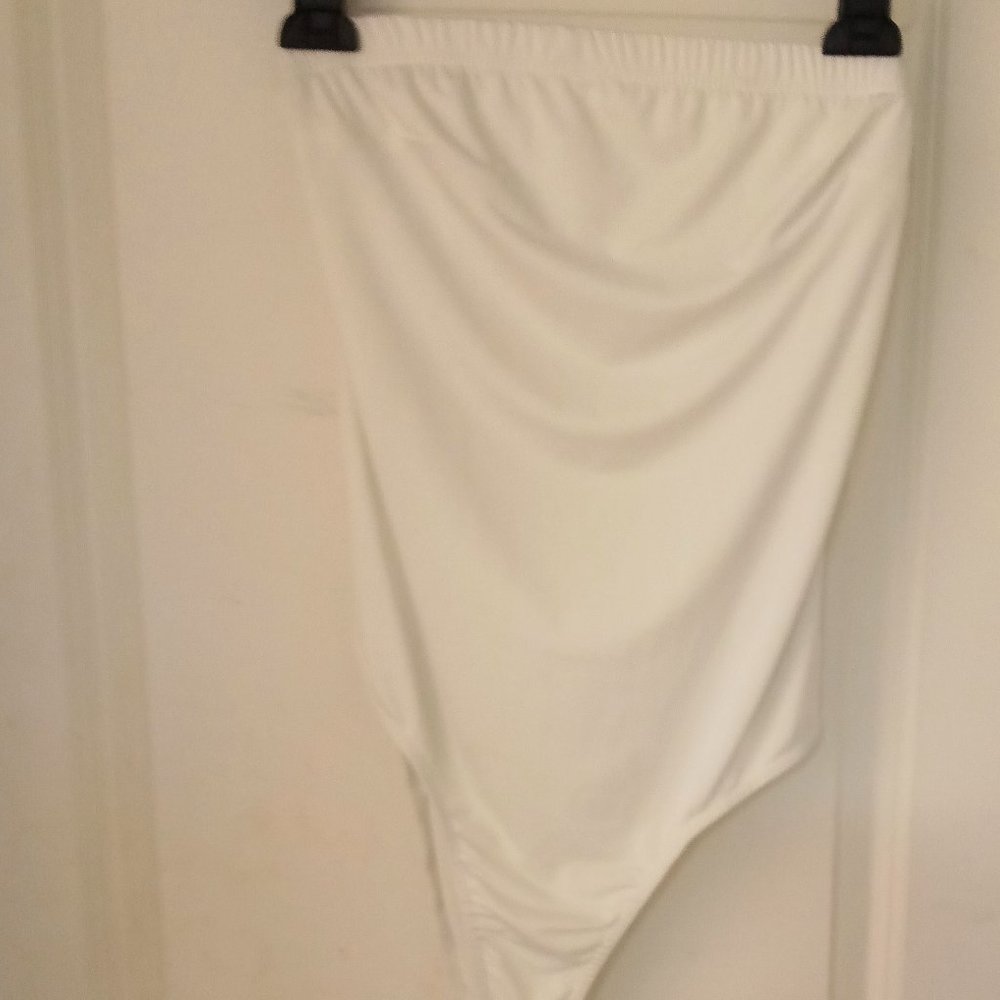 White tube top body suit